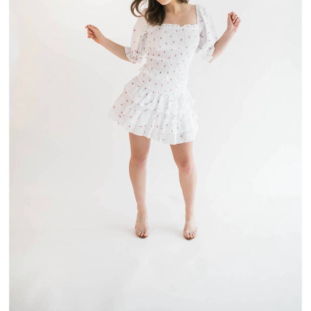 NEW FALCON PARK alexis skirt in white